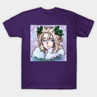 Snow Prince Albedo - Genshin Impact - Anime Fan Art T-Shirt